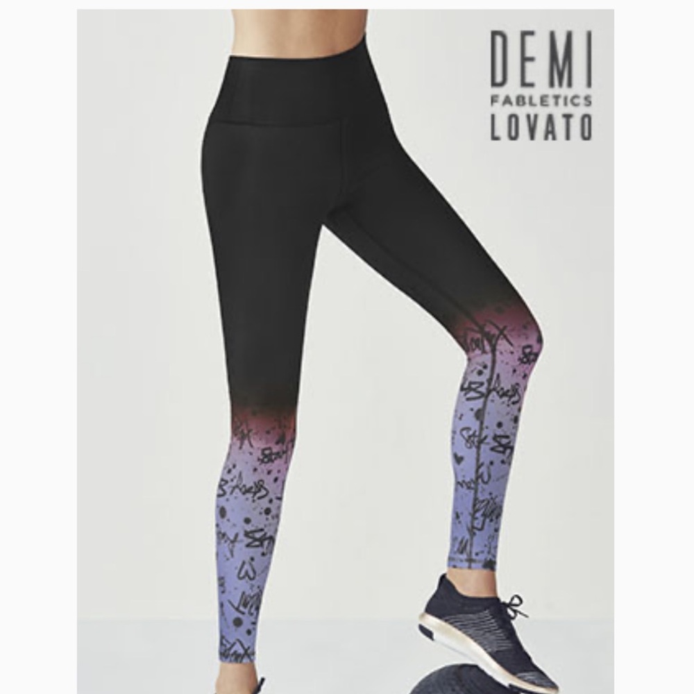 Fabletics leggings in XL ft Demi Lovato